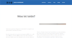 Desktop Screenshot of iaido-wuerzburg.de