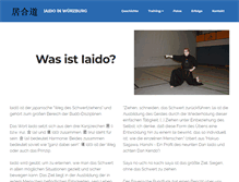 Tablet Screenshot of iaido-wuerzburg.de